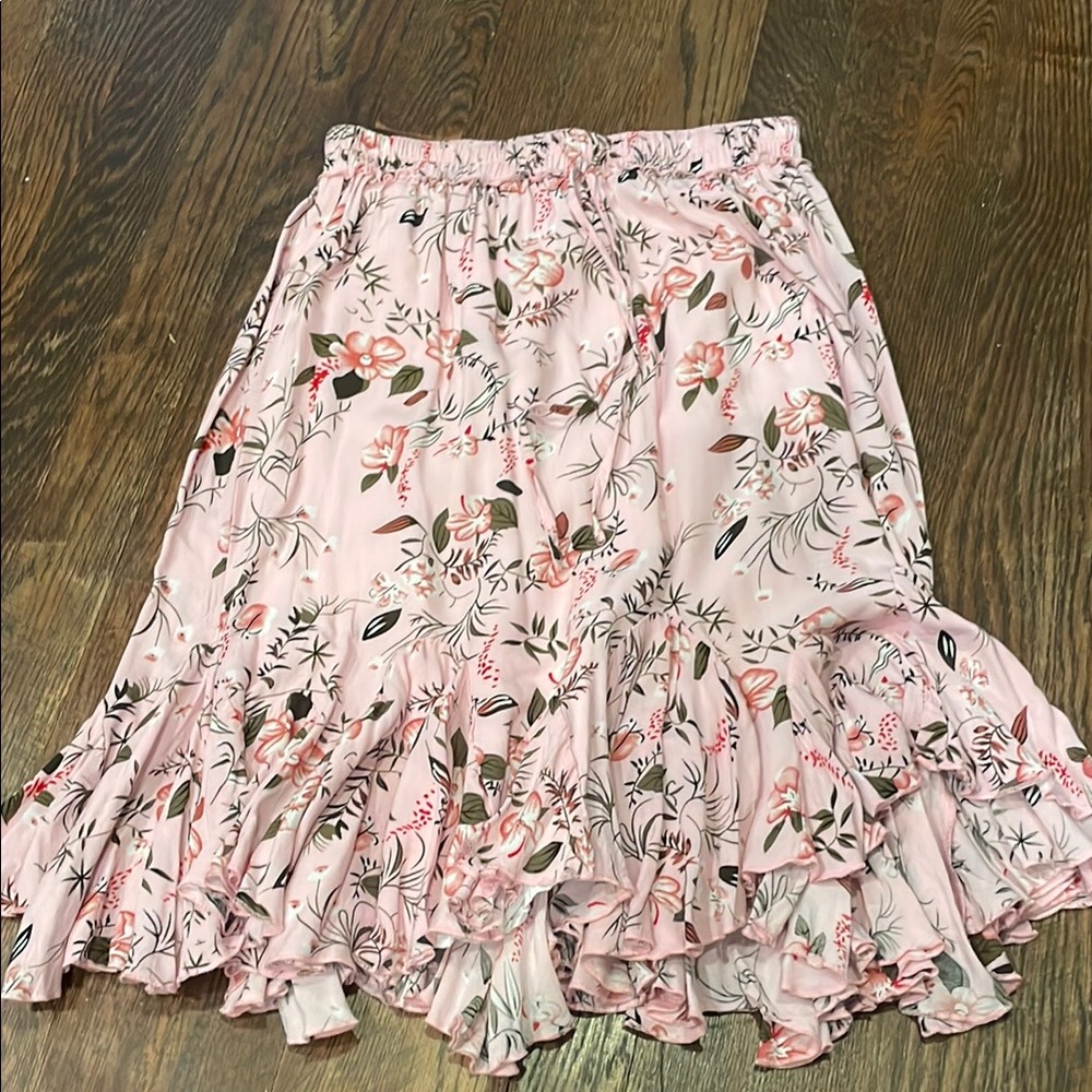 Floral Pink Skirt